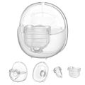 Wearable Breast Pump Parts Compatible with MomMed S21 S18, Duckbill Valves, Silicone Diaphragm, 24mm Flange, Milk Collector Cup. 