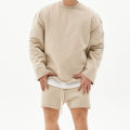 Mens Training Sports Suits Gym Fitness Kits Sportswear Hoodie Pullover Hooded Shorts Jogging Sets Cotton Running Tracksuits. 