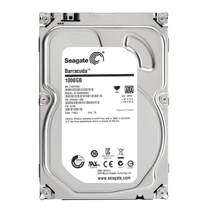 Seagate 1TB Hard Disk for CCTV | DVR | Desktop