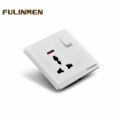 -13A Universal wall socket outlet . 