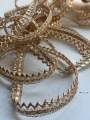 Samosa Lace Gota Patti for Clothes (8 Yards) | Triangle Fancy Lace for Bridal Dresses, Party Dress Designing & Formal Fashion. 