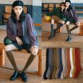Long Socks Women Stockings Organic Cotton Solid Warm Thigh High Ladies Girls Street Fashion Young Casual Knee Socks Harajuku. 