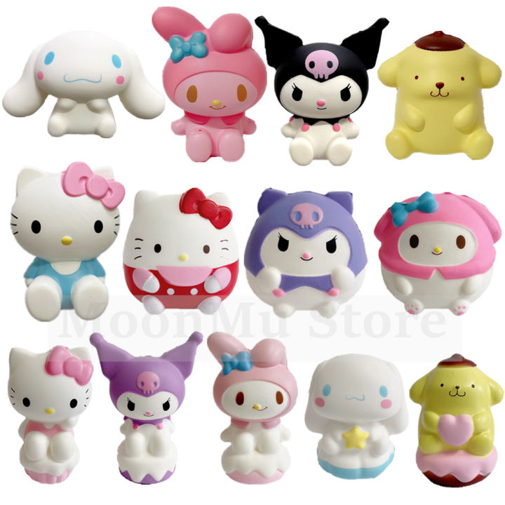 Sanrio Hello Kitty Jumbo Squishy Kawaii Kuromi Melody Cinnamoroll ...