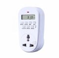 Digital Timer Socket Switch LCD Timing Weekly Programmable Timer Switch 220V-10A Multi-functional EU Plug Energy Saving Timer Programmable Electronic Timer Socket Digital Timer 16 groups Time setting. 