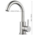 Kitchen Faucets, Basin Faucets, Bathroom Faucets, Stainless Steel Single-Hole Faucets, Sink Faucets, Countertop Installation.. 