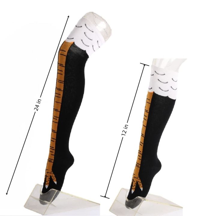 Women%20Thigh%20High%20Stockings%20Chicken%20Feet%20Print%20Long%20Socks%20Over%20Knee%20Socks%20Funny%20Novelty%20Socks%20Cartoon%20Animal%20Paws%20Stockings%20-%20Image%203