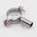 304 Stainless Steel fixture Pipe Bracket Welding Water Pipe Fixed Pipe Clamp Circular Pipe Clamp PVC Locking Clamp 19-219mm. 