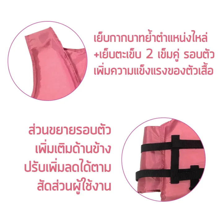 Life%20Jacket%20Made%20from%20210D%20Nylon%20Oxford%20Fabric,%20Light%20Pink.%20Size-S%20for%20Young%20Children%20Can%20Support%20a%20Weight%20Not%20Exceeding%2030kg.%20-%20Image%205