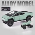 1:24 Scale Cybertruck Model Toy Pull Back Pick-Up Truck with Sound and Light. 