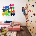 Kids Rock Climbing Games Toys for Children Wall Climbing Stones Child Playground Indoor  Outdoor Rock Wall Climbing Kit. 