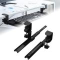 under Desk Slide Out Sliding Keyboard Shelf Multipurpose DIY Computer Keyboard Tray for Office Computer Desk Typing Home Mouse. 