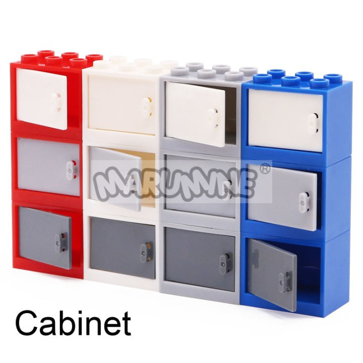 MARUMINE%20MOC%20City%20Street%20View%20Building%20Blocks%20Accessories%2010PCS%20Cabinet%20Drawer%20Brick%20Model%20Parts%20Compatible%20with%2092410%204533%204536%20-%20Image%206