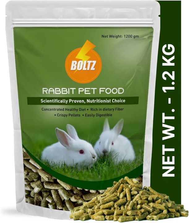Boltz Premium Adult Pellet Rabbit Food, Nutritionist Choice (Rabbit ...