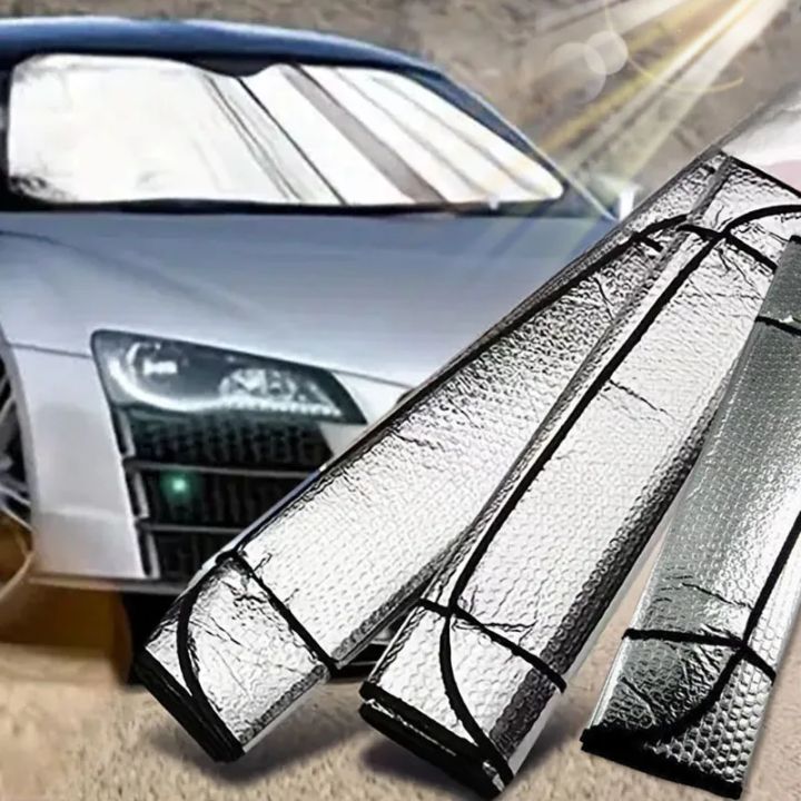 Car Window Sun Shade Windshield Snow Ice Anti-UV Protection Front Rear Windshield Block Cover Visor Auto Accessories