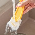 1/3 Silicone Tableware Cleaning Scraper Cleaning Spatula Cake Baking Scraper Pastry Small Tool Kitchen Cleaning Scraper.