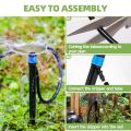 60 Pack Drip Irrigation Emitters Sprays for 1/4" Drip Irrigation Tubing  Automatic Micro Watering Irrigation System for Garden. 