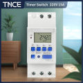 TNCE 220V Timer Switch THC15A mini size 7-day programmable time controller digital Full Automatic Control module Breaker for. 