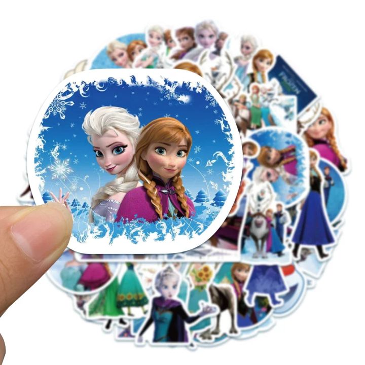 Frozen Sticker Notebook 25pcs frozen unique and aesthetic stickers for kids toys , phone cover ...