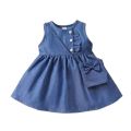 Baby frock. Denim material.. 