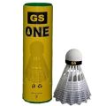 Pack of 6 GS One |GS Tournament High Quality Nylon Shuttlecocks For Professional. 