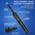Smart Wireless Charging Rotating Electric Toothbrush, 3 Modes Rechargeable Rotation Toothbrush Compatible with Oral B Brush Head. 