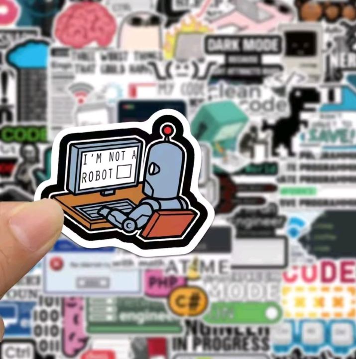 15/30/50pcs%20Funny%20programming%20stickers%20java%20cloud%20language%20internet%20decals%20diy%20skateboard%20luggage%20phone%20journal%20laptop%20stickers%20-%20Image%202