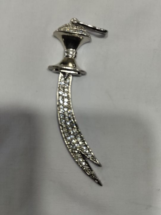Pure Silver Zulfiqar Sword For Men and Women