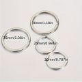10 PC/Bag Quality Silver Metal Keychain DIY Circular Ring Keychain Split Men Keychain Keyring Accessorie.. 