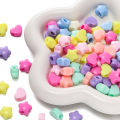 30pcs Acrylic Mixed Color Large Hole Beads Heart Star Shaped Spacer Beads for DIY Necklace Bracelet Jewelry Making Finding. 