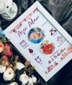 Premium Quality Custom Baby Born Photo Frame Certificate with Date Calendar and Personalized Design. 