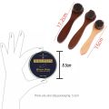 Mirror Shine Shoe Polish Wax Neutral Leather Care Paste Wooden Handle Horsehair Dauber Brush for Boots Cleaning.