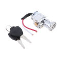 1pc New Universal Battery Chager Mini Lock with 2 keys For Motorcycle Electric Bike Scooter E-bike Electric Lock. 