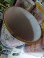 beautifull dustbin 1pcs goal and square shape fancy dustbins recycle bin. 