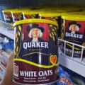 Quaker white oats 500g tin 100% original. 