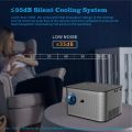 HY350 ANDROID 11.0V (CPU ALLWINNER H713) SMART PROJECTOR 2GB+32GB DUAL SPEAKER 1080P WITH DUAL BAND WIFI6 AND BLUETOOTH 5.0 BRIGHTNESS (LUMENS) 580 ANSI SUPPORT 4K. 