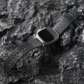 Handmade Devil fish Pearl Fish Leather Watchband For iWatch Apple watch 49MM 46MM 45MM 42mm s10 Ultra men's bracelet vintage. 