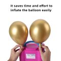 High Voltage Double Hole AC Inflatable Electric Balloon Pump EU Plug Electric Air Balls Pump All Style Inflator Pump Portable Ai. 