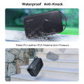 TELESIN Waterproof Carrying Adjustable Space Bag PU for GoPro Hero 13 12 11 10 9 8 7 6 Insta360 Osmo Action Accessories Bag.