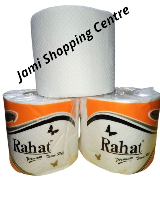 Pack of 6 Rahat Tissue Roll Full And Fine Quality Tissue Paper Roll