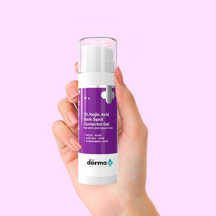 The Derma co 3% Kojic Acid Dark Spot Corrector Gel with Azelaic & Tranexamic Acid 30gm