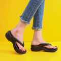 Thick Sole Wedges Flip Flops For Women Summer Clip Platform Sandals Woman Non-slip Beach Slippers Girls Outdoor Slides.