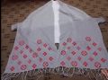 Women's Bat-Wing Style Printed Fleece Shawl. 