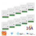 MANHOT Wifi 16A Smart Light Switch DIY Switches Module Relay Supports 2 Way Voice Control Work With Smart Life Alexa  Home. 