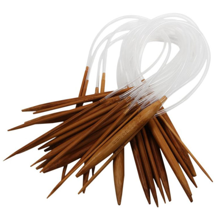 Bamboo%20Circular%20Needles%202.25CM-10CM%20Ring%20Knitting%20Double%20Cusp%20Crochet%20Hooks%2040cm%2060cm%2080cm%20Long%20Smooth%20Sewing%20Tools%20Needle%2018PCS%20-%20Image%204