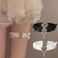 2024 New Women Elastic Pu Leather Garter Belts Heart Leg Neck Ring Punk Girls Adjustable Thigh Stokings Clip Harness Suspender. 