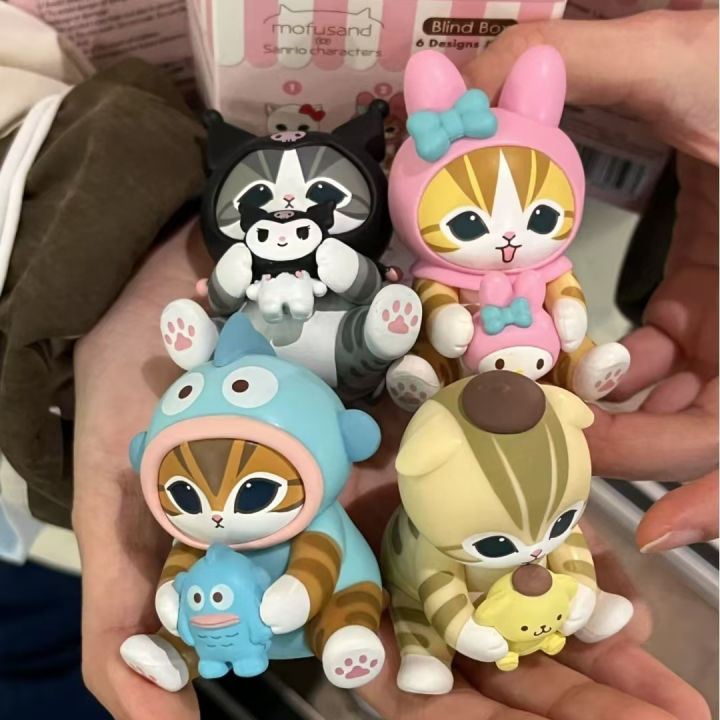 New%20Mofusand%20Collaboration%20Shark%20Cat%20Image%20Ugly%20Fish%20Doll%20Toy%20Display%20Fashion%20Blind%20Box%20Vinyl%20Face%20Blind%20Box%20Toys%20And%20Hobbies%20-%20Image%202