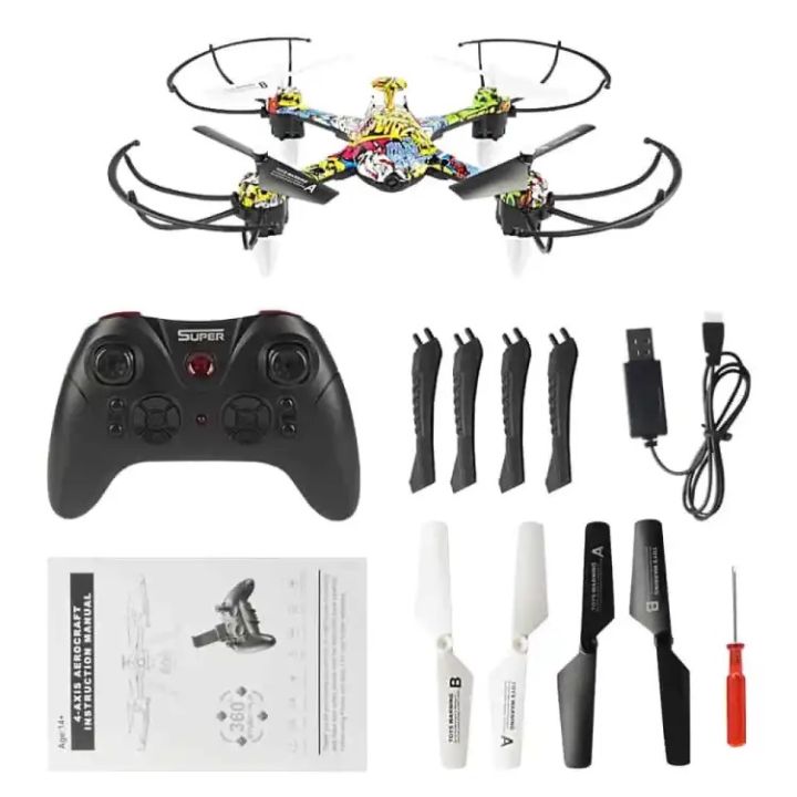 Drone%20GYRO%202.4Ghz%204CH%206-Axis%20Quadcopter%20Headless%20Drone%20(Camera)%20-%20Image%202