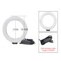 6 Inch Mini LED Selfie Ring Light Desktop Video Lamp USB Photography Light Plug For YouTuber Live Vlog Makeup Studio. 