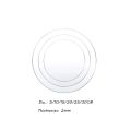 Reusable Acrylic Cake Disc Round Happy Birthday Cake Base Plate Blank Acrylic Topper For Layered Cakes Decorating Tools. 