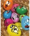 5 Easter Eggs With Funny Faces | Perfect For A Super Egg Hunt | 5 Pieces per Pack |.